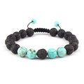 Natural Lava Stone Beaded Bracelet