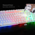 LED Ergonomic Gaming Keyboard with Mouse