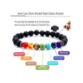 7 Chakras Aromatherapy Essential Oil Diffuser Bracelet