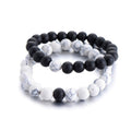 Couples Beaded Crown Bracelet Set - ExponentStore