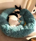Long Plush Super Soft Dog Bed Pet Kennel Round Sleeping Bag Lounger Cat House Winter Warm Sofa Basket for Small Medium Large Dog - ExponentStore