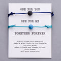 Together Forever Natural Lava Stone Couples Bracelets