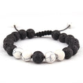Natural Lava Stone Beaded Bracelet