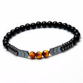 Black Onyx Arrow Hematite Bead Bracelet - ExponentStore