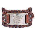 Viking Wolf's Face Bracelet