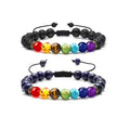 7 Chakras Aromatherapy Essential Oil Diffuser Bracelet