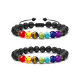 7 Chakras Aromatherapy Essential Oil Diffuser Bracelet