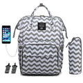 Large Capacity USB Diaper Bag