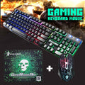 LED Ergonomic Gaming Keyboard with Mouse