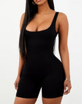 Women's V-Neck Bodycon Jumpsuit