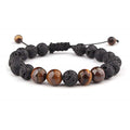 Natural Lava Stone Beaded Bracelet
