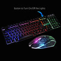 LED Ergonomic Gaming Keyboard with Mouse