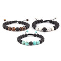 Natural Lava Stone Beaded Bracelet