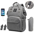 Large Capacity USB Diaper Bag