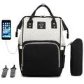 Large Capacity USB Diaper Bag
