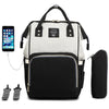 Large Capacity USB Diaper Bag
