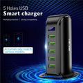 5 Port USB Desktop Charging Dock