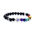 7 Chakras Aromatherapy Essential Oil Diffuser Bracelet