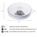 Automatic 6 Meal Feeding Pet Disk - ExponentStore