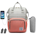 Large Capacity USB Diaper Bag