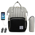 Large Capacity USB Diaper Bag