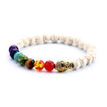 7 Chakras Aromatherapy Essential Oil Diffuser Bracelet