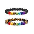 7 Chakras Aromatherapy Essential Oil Diffuser Bracelet