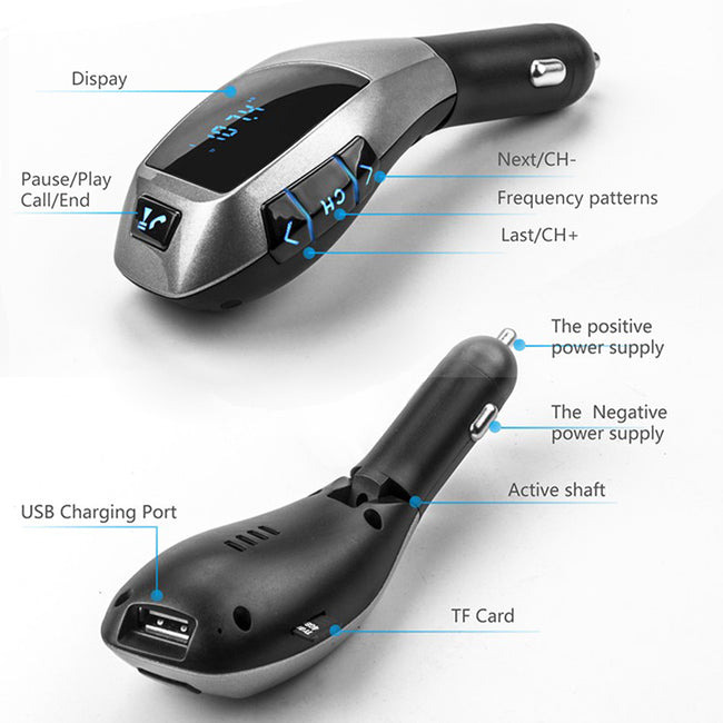 Wireless Bluetooth Car USB Music Player