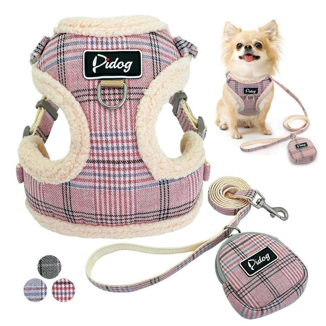 Soft Pet Dog Harnesses Vest No Pull Adjustable Chihuahua Puppy Cat Harness Leash Set For Small Medium Dogs Coat Arnes Perro - ExponentStore