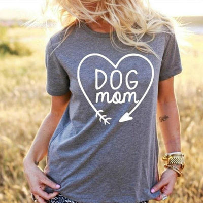 Dog Mom In Arrow Heart T-Shirt - ExponentStore