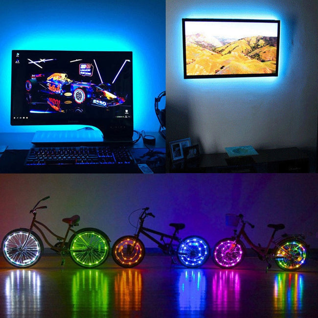 LED Rainbow Color Light Up Strips