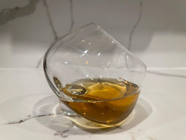 Non-Spill Angled Whiskey Glass - ExponentStore