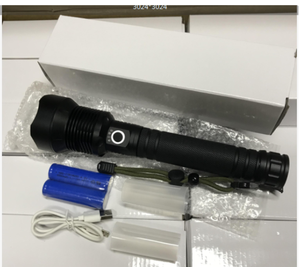 Most Powerful LED flashlight USB Zoom Tactical torch