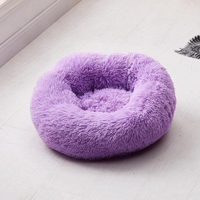 Long Plush Super Soft Dog Bed Pet Kennel Round Sleeping Bag Lounger Cat House Winter Warm Sofa Basket for Small Medium Large Dog - ExponentStore